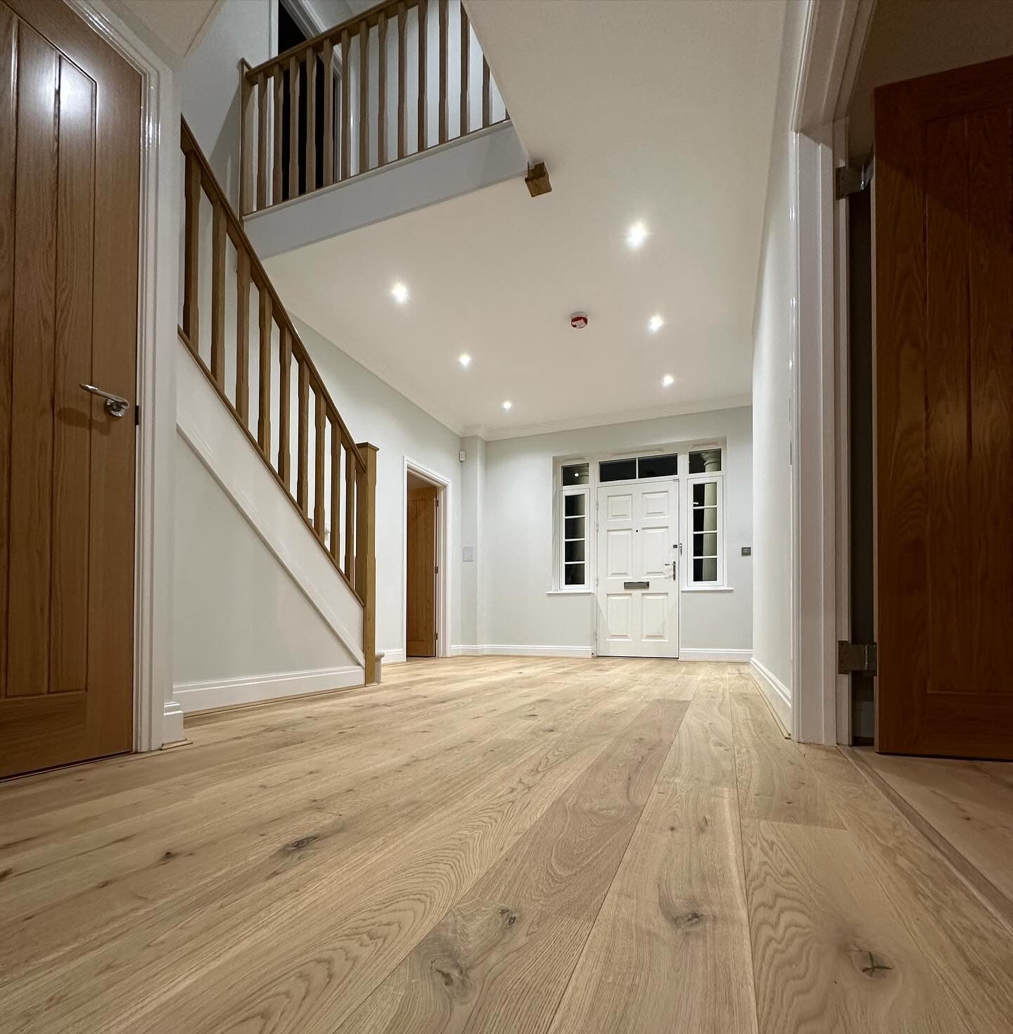 Engineered wood flooring detail